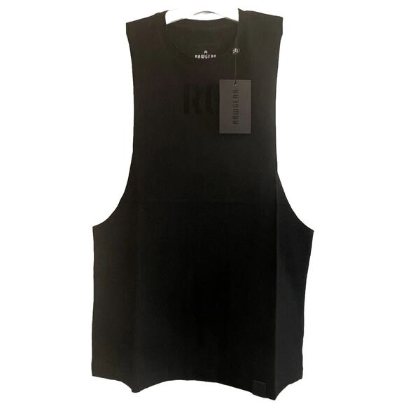 Men's Raw Gear RG Muscle Tank Size Small & XXL Black By Bradley Martyn RG335 - Picture 1 of 8